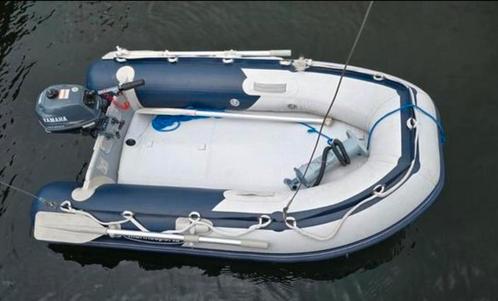 Rubberboot (eventueel met 2.5pk Yamaha Motor), Watersport en Boten, Rubberboten, Gebruikt, Yamaha, Airdeck, Minder dan 70 pk, Benzine
