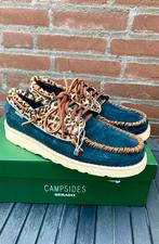 Sebago campsides keuka leopard mocassins 43 suede vibram, Sebago, Blauw, Nieuw, Ophalen of Verzenden