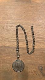 Zilveren tientje aan ketting, Postzegels en Munten, Munten | Nederland, Ophalen of Verzenden, Koningin Juliana, 10 gulden