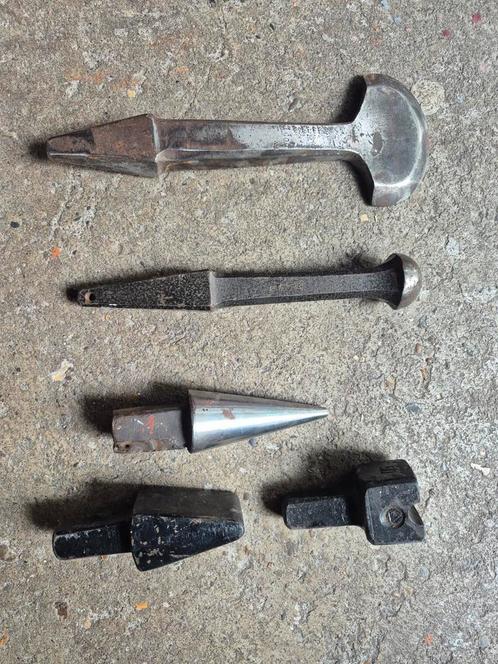 Smidse Gereedschap aambeeld tassen smederij - 5 Delig, Doe-het-zelf en Verbouw, Gereedschap | Handgereedschap, Ophalen of Verzenden