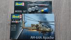 Model bouwdoos Apache AH 64A helikopter, Ophalen, 1:72 tot 1:144, Nieuw, Revell