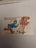 MAN RENT MET VEEL PLEZIER ACHTER SEXY VROUWEN AAN, Ophalen of Verzenden, Voor 1920, Overige thema's