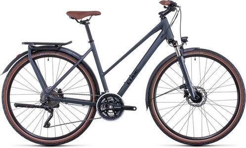 CUBE KATHMANDU PRO IRIDIUM/BLACK Dames Iridium/black 50cm T, Fietsen en Brommers, Fietsen | Dames | Damesfietsen, Nieuw, Overige merken