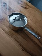 Demeyere pan inductie, Huis en Inrichting, Keuken | Potten en Pannen, Ophalen of Verzenden, Zo goed als nieuw, Rvs, Kookpan of Snelkookpan