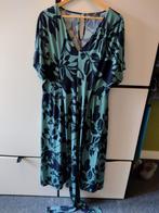 jurk Esprit groen/zwart bloemmotief maat XL, Maat 46/48 (XL) of groter, Ophalen of Verzenden, Knielengte, Gedragen