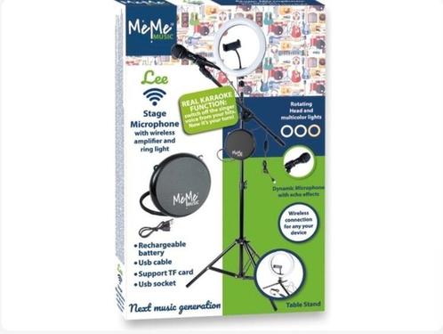 MeMe Podium Microfoon Lee, Muziek en Instrumenten, Microfoons, Zo goed als nieuw, Ophalen of Verzenden