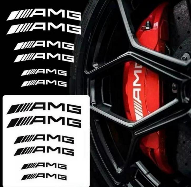AMG remklauwen sticker AMG stickers set compleet, Auto diversen, Autostickers, Ophalen of Verzenden