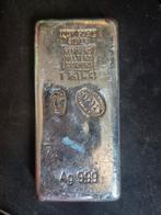 1 Kilo Tony Goetz Zilverbaar - 999 Fijn Zilver, Ophalen of Verzenden