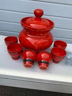 Waechtersbach pot met schaaltjes oranje, Ophalen of Verzenden