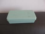 Groene oude kunststof, bakeliet, art deco stijl, doosje, Verzenden