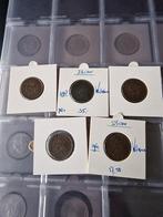 Halve stuivers Wilhelmina 5 stuks.Verschillende kwaliteiten., Ophalen of Verzenden, Koningin Wilhelmina, Overige waardes, Setje