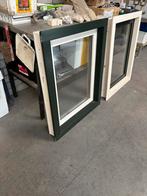 2x Kunststof kozijn met draai/kiep vleugel., Doe-het-zelf en Verbouw, Kozijnen en Schuifpuien, Kunststof, Raamkozijn, Nieuw, Inclusief glas