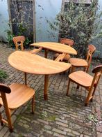 Team 7 eethoek beukenNotenhout Danish Austria design Steiner, Ophalen, Gebruikt, Retro Vintage Danish Deens Steiner Vrije school Organisch