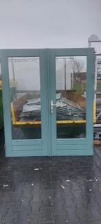 Openslaande tuindeuren hardhout, Doe-het-zelf en Verbouw, Deuren en Horren, Ophalen of Verzenden, Buitendeur, 200 tot 215 cm