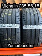 4X 235-55-18 Michelin& Continental zomerbanden, Auto-onderdelen, Banden en Velgen, Ophalen, 18 inch, Gebruikt, 235 mm