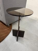 Nieuw Beek Cross bijzettafels Glas hout Design tafel D35, 45 tot 60 cm, Minder dan 55 cm, Rond, Nieuw