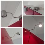 2 IKEA Grundtal RVS halogeen leeslampjes, Huis en Inrichting, Ophalen, Gebruikt, RVS strak