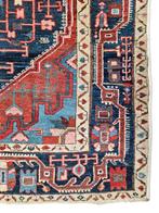 Handgeknoopt Perzisch wol Antiek Nahavand tapijt 148x240cm, Persian Perzisch vintage oosters hype, Crème, Gebruikt, 100 tot 150 cm