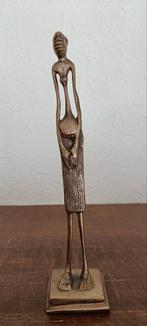 Bronzen Afrikaans beeldje., Ophalen of Verzenden