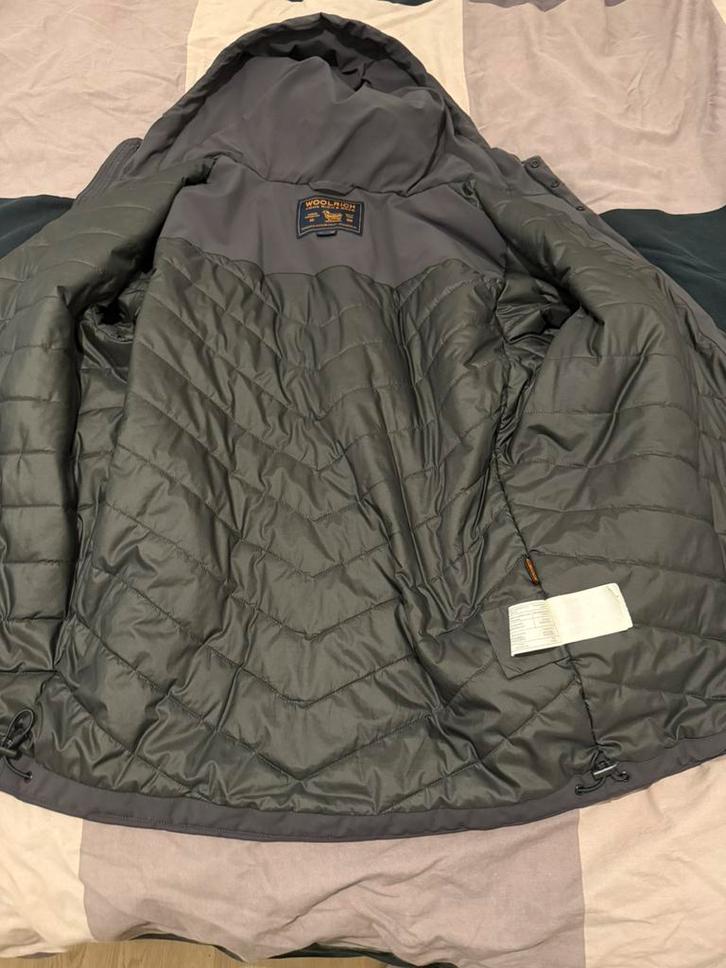 Orginele  Woolrich jas, Kleding | Heren, Jassen | Winter, Zo goed als nieuw, Overige maten, Grijs, Ophalen