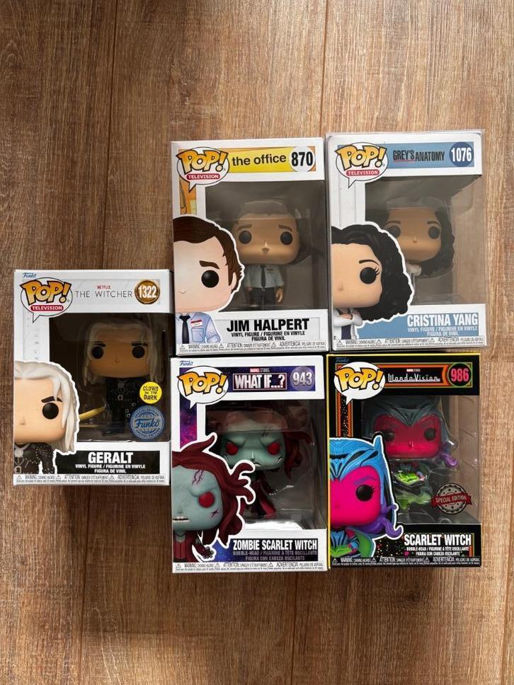 Meerdere funko pops van verschillende fandoms, Verzamelen, Poppetjes en Figuurtjes, Zo goed als nieuw, Ophalen of Verzenden
