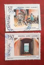 Senegal 1992 , 2 pzs memorial göree almades, Verzenden, Overige landen, Gestempeld