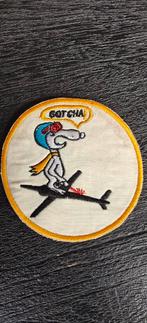 SNOOPY - GOTCHA - Patch - 18th SOS - AC-119 Stinger Gunship, Ophalen of Verzenden, Landmacht, Amerika, Embleem of Badge