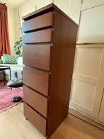 Ikea malm ladekast met spiegel, Huis en Inrichting, Kasten | Ladekasten, Ophalen, Minder dan 50 cm, Gebruikt, 5 laden of meer