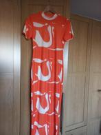z.g.a.n. Oranje/witte "gaas" jurk, km, maat 40/42., Maat 38/40 (M), Overige kleuren, Ophalen of Verzenden, Zo goed als nieuw