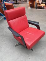 Harvink fauteuil - De Kaap - Rood leer, Ophalen, Leer