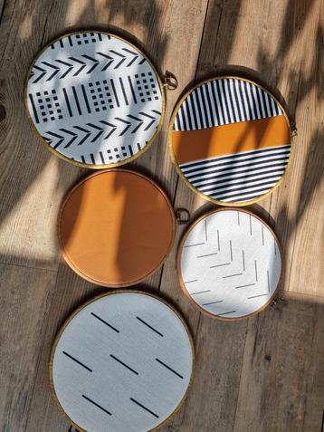 Boheemse wandhangers - Set van 5 beschikbaar voor biedingen