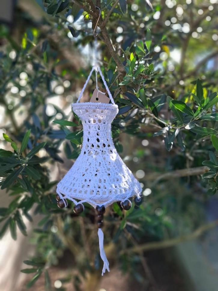 Lampion, gehaakt, Huis en Inrichting, Lampen | Kroonluchters, Nieuw, Overige materialen, Ophalen of Verzenden