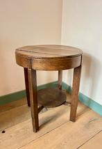 Amsterdamse School Art Deco Rooktafel |Bijzettafel| ‘20/30, Minder dan 55 cm, Rond, Ophalen of Verzenden, Zo goed als nieuw