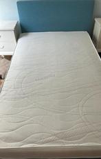 Twijfelaar , 2x boxspring 60cm, Ophalen, Blauw, Zo goed als nieuw, Twijfelaar