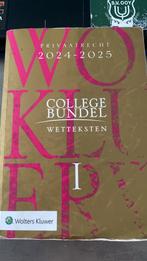 College wettenbundel wetteksten privaatrecht, Boeken, Studieboeken en Cursussen, Ophalen of Verzenden, Gelezen
