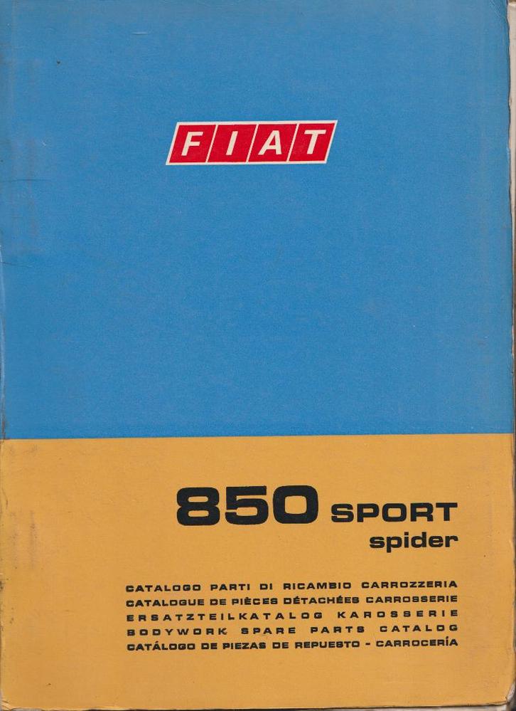 Fiat SPORT SPIDER/COUPE, Auto diversen, Handleidingen en Instructieboekjes, Ophalen of Verzenden