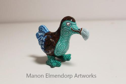 100% Handgemaakt Beeldje Dodo / Vogel Kunst Nieuw, Antiek en Kunst, Kunst | Beelden en Houtsnijwerken, Ophalen of Verzenden