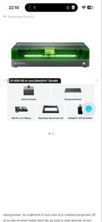 Xtool S1 40W Laser Graveermachine - Nieuw!, Hobby en Vrije tijd, Elektronica-componenten, Ophalen, Zo goed als nieuw