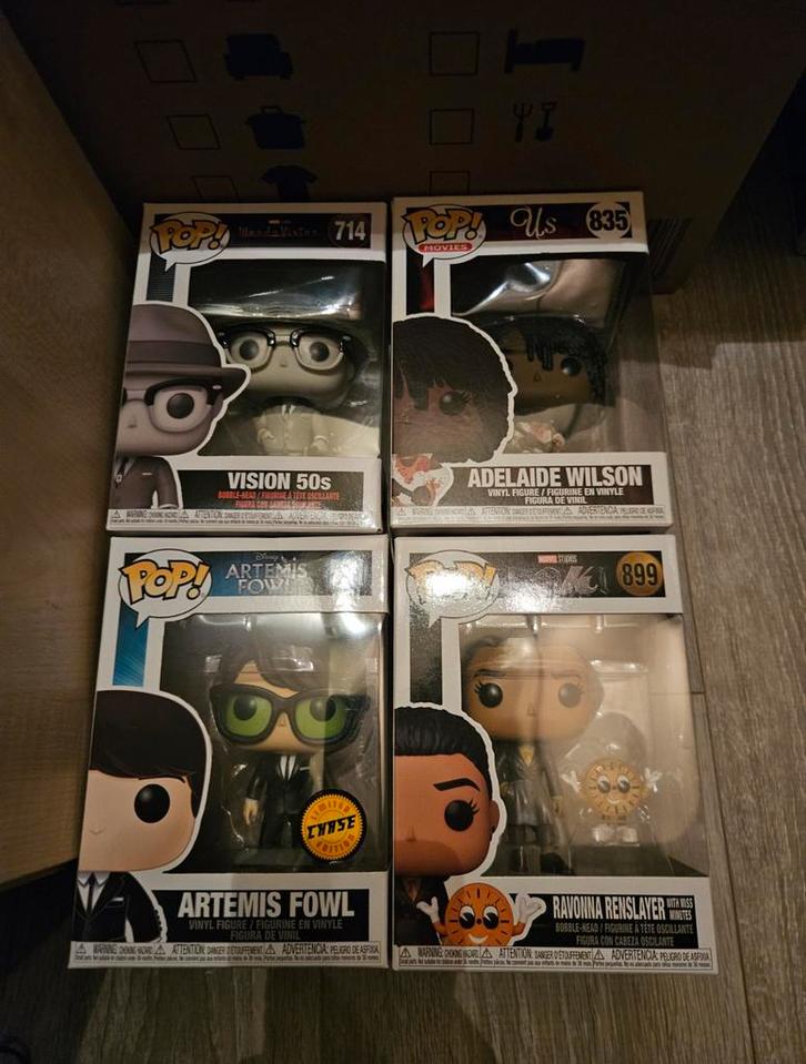 Funko Pop! Verzameling - Vision, Adelaide, Artemis, Ravonna, Verzamelen, Poppetjes en Figuurtjes, Zo goed als nieuw, Ophalen of Verzenden