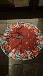 Nieuwe donkerrode kerstboom deken rond 120 cm, Ophalen of Verzenden, Nieuw