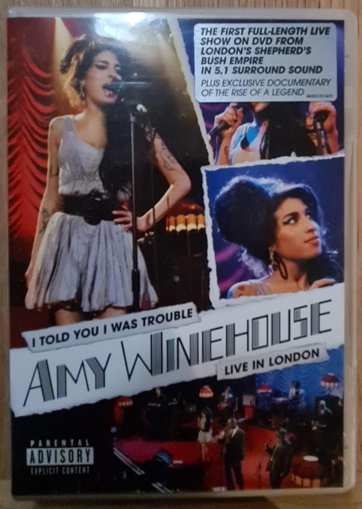 AMY WINEHOUSE - Live in London 2007 (DVD; 5.1 surround), Cd's en Dvd's, Dvd's | Muziek en Concerten, Zo goed als nieuw, Muziek en Concerten