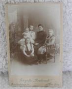 Antieke cabinet foto fam. Slierendrecht - Den Haag - 1900, Ophalen of Verzenden
