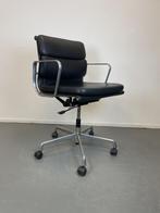 4 Vitra Eames Ea 217 Bruin Leer chroom, Huis en Inrichting, Ophalen of Verzenden, Ergonomisch, Zo goed als nieuw