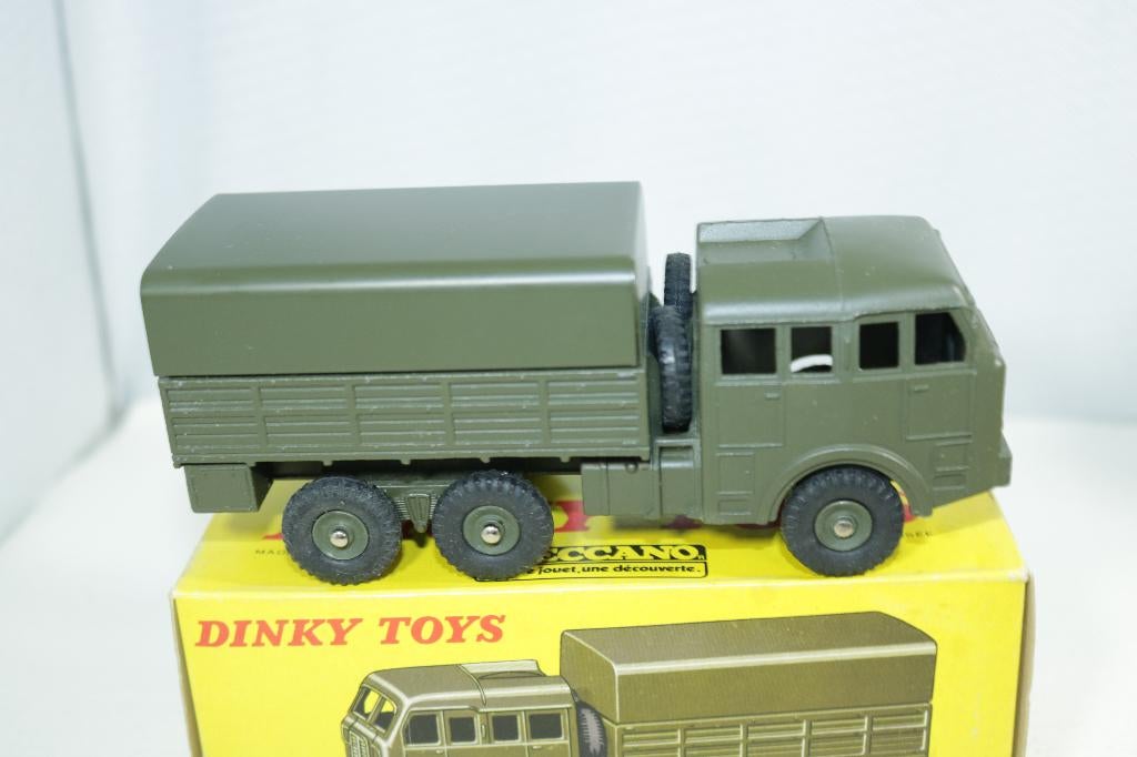 Dv11708 dinky toys fr 1:43 camion militaire berliet tous terrain ref 818 - Collection