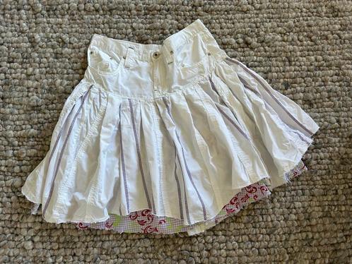Kastopruiming, REPLAY rok maat 30, Kleding | Dames, Rokken, Gedragen, Maat 38/40 (M), Wit, Knielengte, Verzenden
