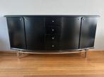 Dressoir, zwart, Huis en Inrichting, Kasten | Dressoirs, Ophalen, Strak, Gebruikt, Eikenhout