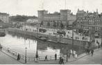 Amsterdam Kadijksplein trams school bruggen ca 1920, Verzenden, 1920 tot 1940, Ongelopen, Noord-Holland