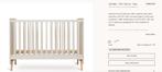 Baby cot with mattress, Kinderen en Baby's, Babywiegjes en Ledikanten, Ophalen, Zo goed als nieuw, Ledikant