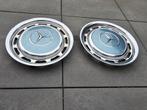 3 antieke chrome oldtimer Wieldoppen MERCEDES Baby blauw, Auto diversen, Wieldoppen, Ophalen of Verzenden, Zo goed als nieuw
