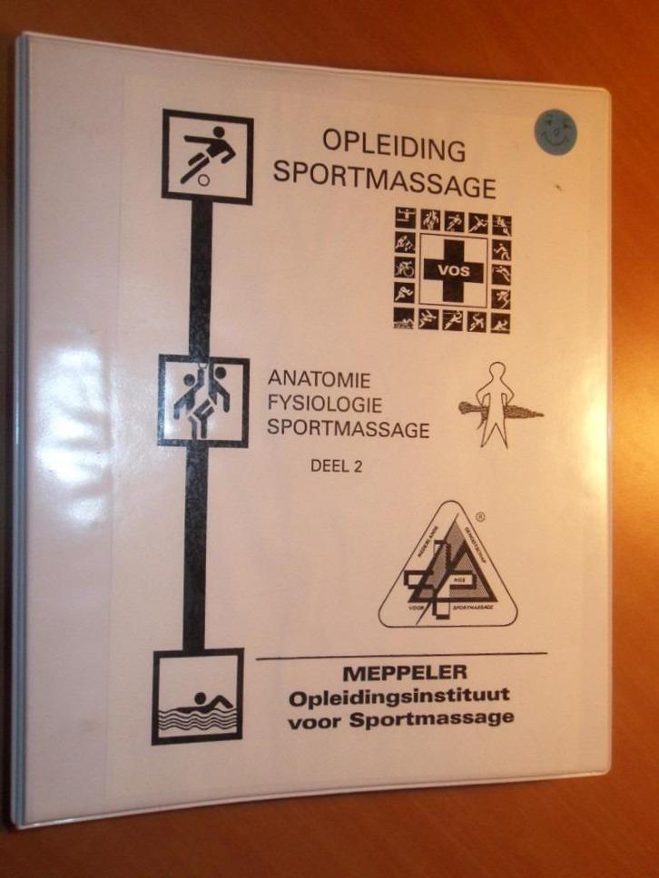 Opleiding sportmassage. Deel 2. Anatomie, fysiologie, ..., Boeken, Studieboeken en Cursussen, Zo goed als nieuw, MBO, Beta, Ophalen of Verzenden